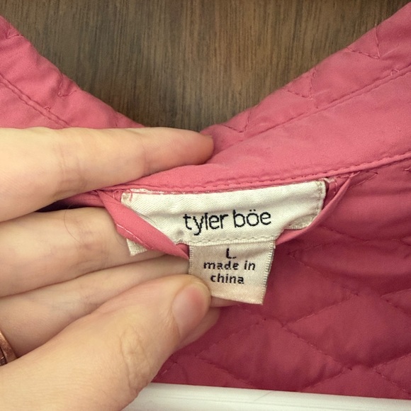 Tyler Boe Like New Quilted Pink Jacket-Large - Picture 3 of 6